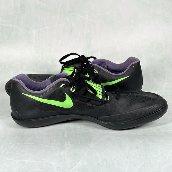 Nike Shoes Zoom SD Anthracite Fierce Green Track and Field 685135-035 Men's 13 - Picture 7 of 14
